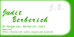 judit berberich business card